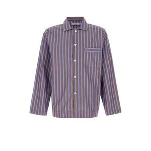 Tekla Men Embroidered Poplin Oversize Pyjama Shirt